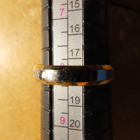 Gold Infinity Double Heart Love Ring (Available in Yellow  18k Gold Plated; Two Tone; \